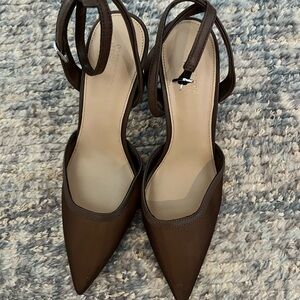 Steve Madden Alliance Mesh Brown Heels